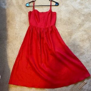 Reformation Olivia Linen Dress